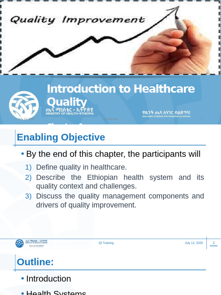 Healthcare Quality Improvement in Ethiopia | PDF | Health Care