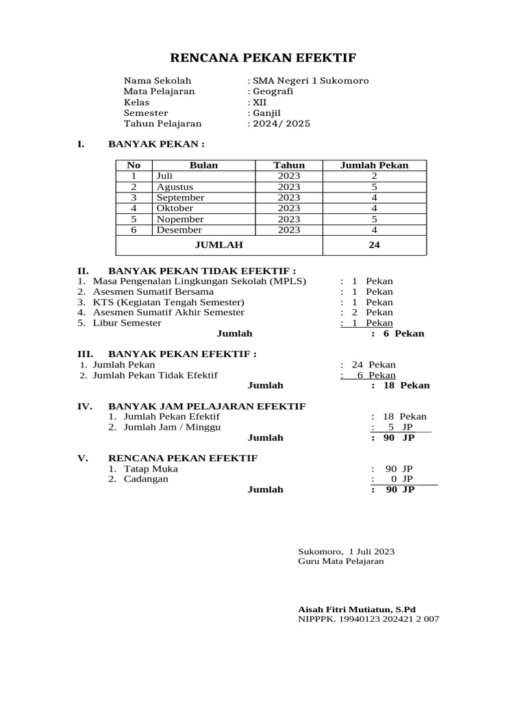 RPE Semester I Dan II | PDF
