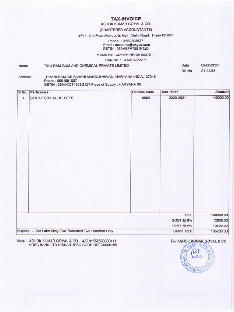 Invoice TRPL | PDF