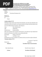 Contoh Surat Permohonan First Aid - Surat W