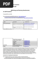 SAP Questionnaire 061510