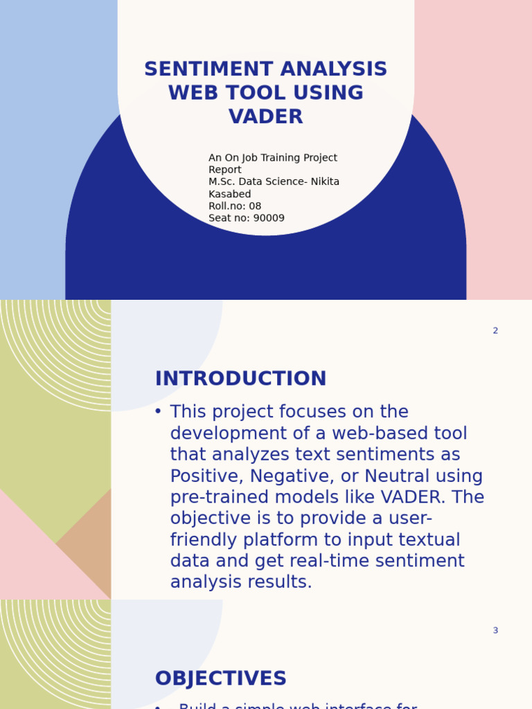 VADER Sentiment Analysis Web Tool | PDF | User Interface | Web Development