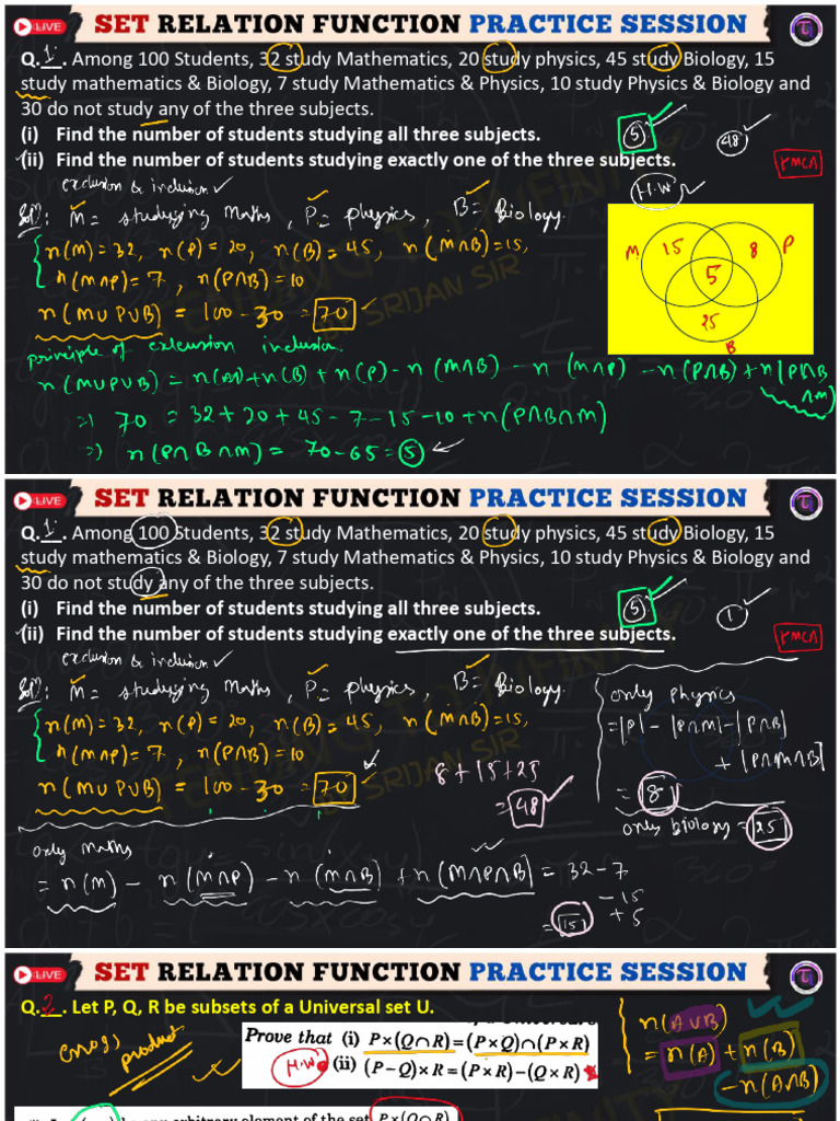 Student Subject Study Analysis | PDF | Mathematical Concepts ...