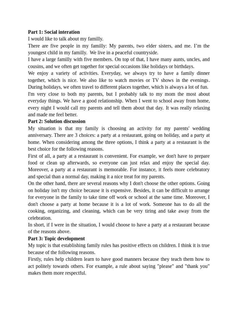 Topic 2 | PDF | Family