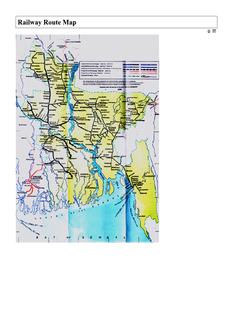 Railway Route Map | PDF