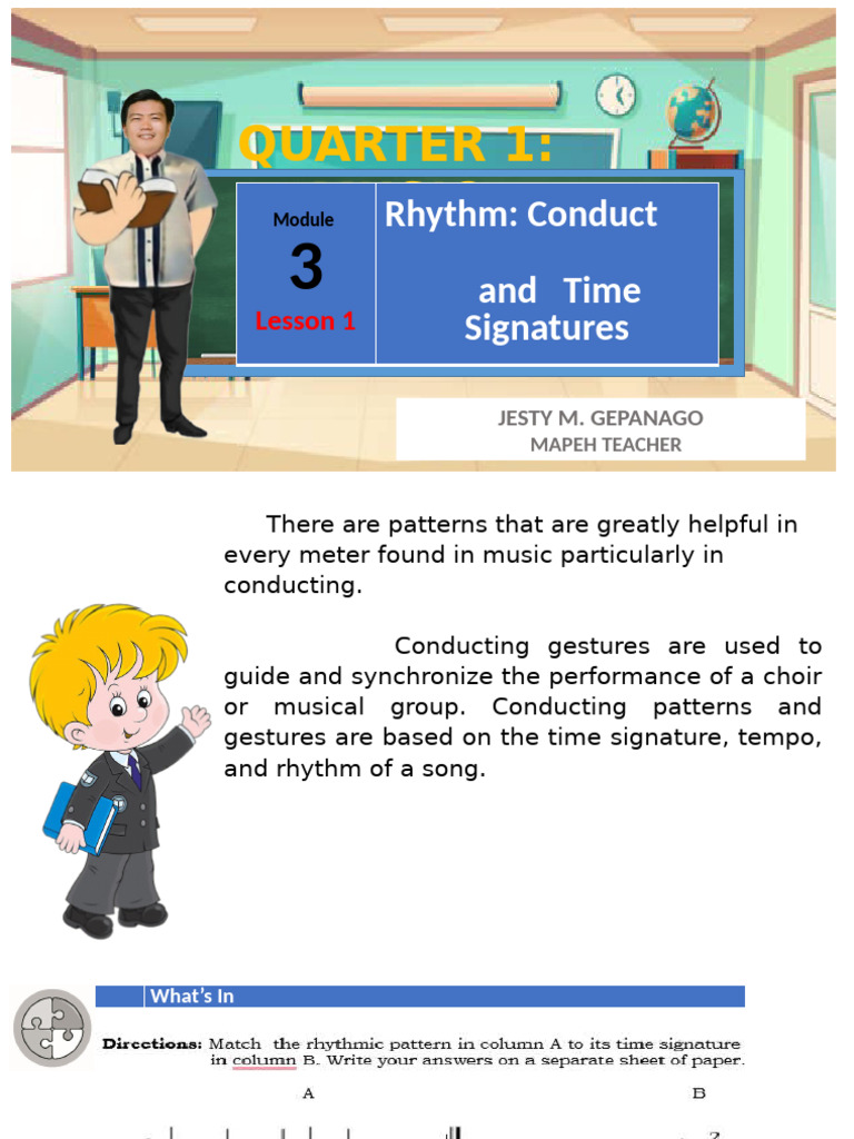 Conducting Patterns and Time Signatures | PDF