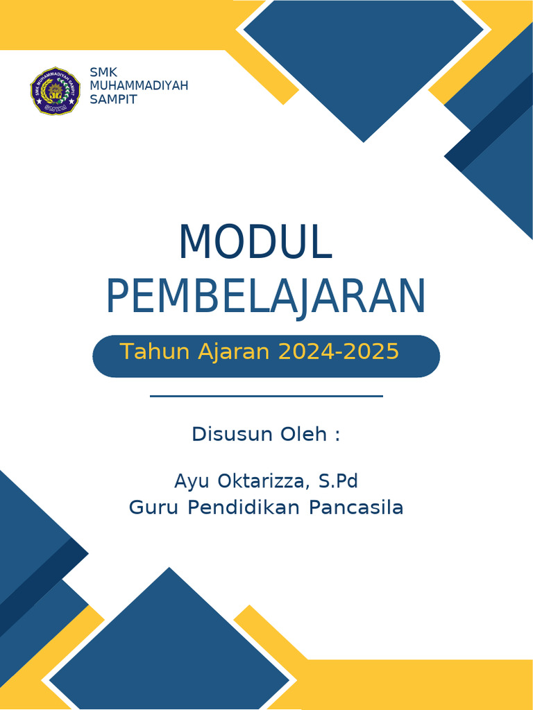 Sampul Modul Ajar | PDF