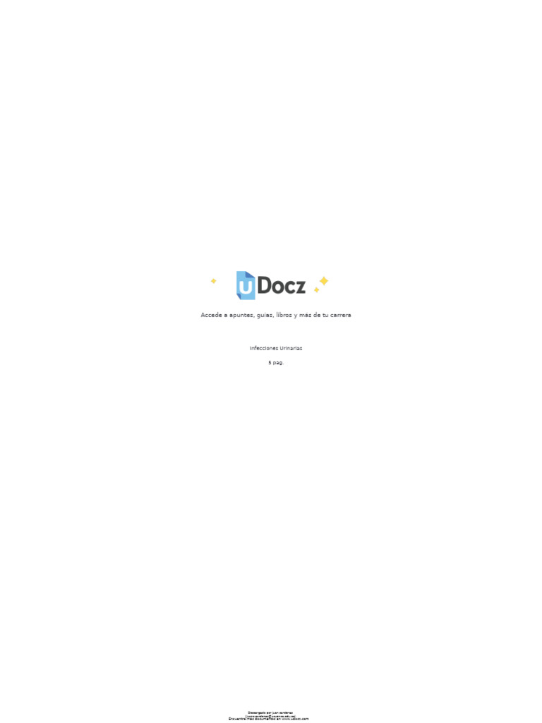 Infecciones Urinaria 246443 | PDF | Especialidades Medicas ...