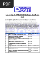 AP EAMCET College Codes List | PDF
