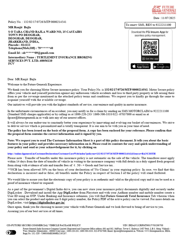 2rrDULE - CV - 132 02 17 0726 MTP 0000214541 | PDF | Deductible | Insurance