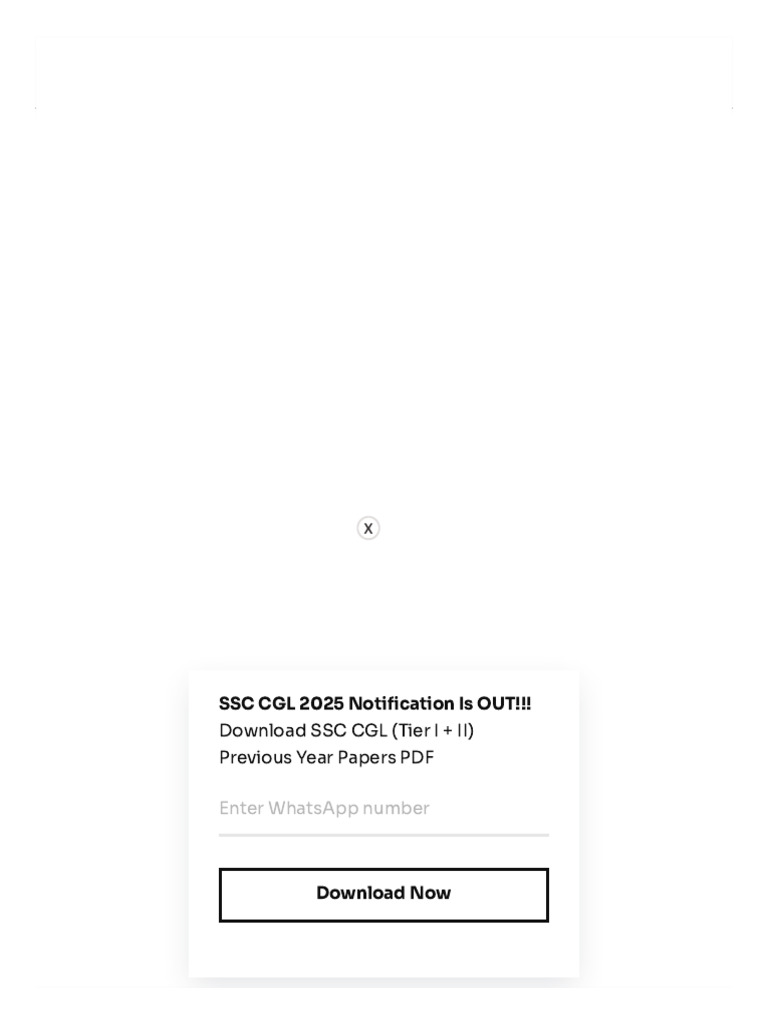 SSC CGL 2025 Exam Pattern & Syllabus | PDF | Circle | Triangle