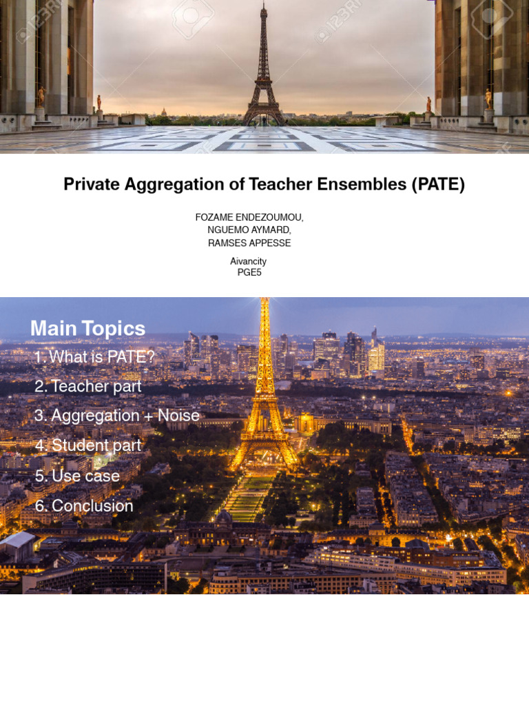 Overview of PATE Methodology | PDF | Machine Learning | Learning