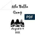 Bengal Belle Summer Dance Camp-Packet 2012