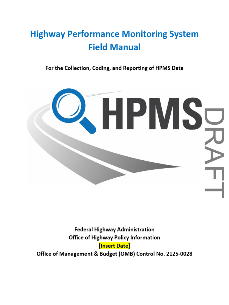 HPMS Field Manual Overview | PDF | Lane | Road