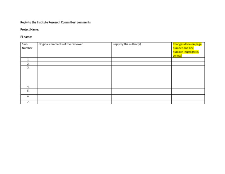 Reply Template | PDF
