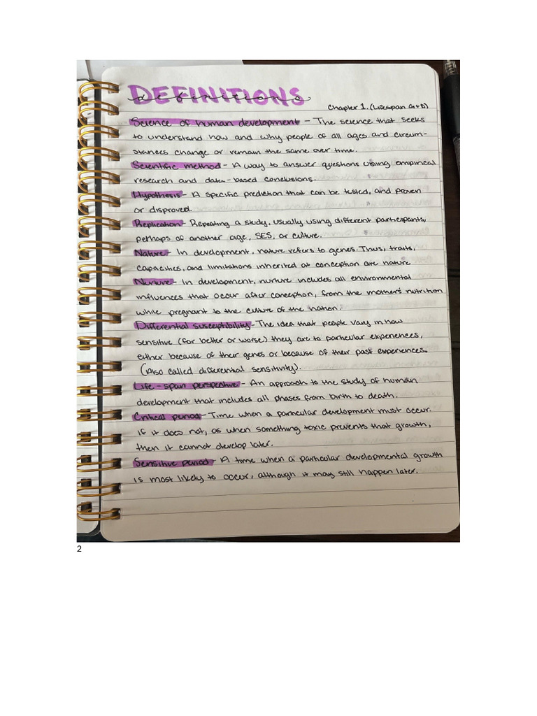 Class Notes 2 | PDF