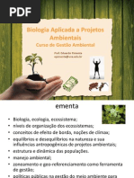 Biologia Aplicada a Projetos Ambientais- PIMENTA 3º período II