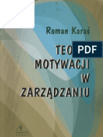 Teorie Motywacji W Zarządzaniu (Karaś)