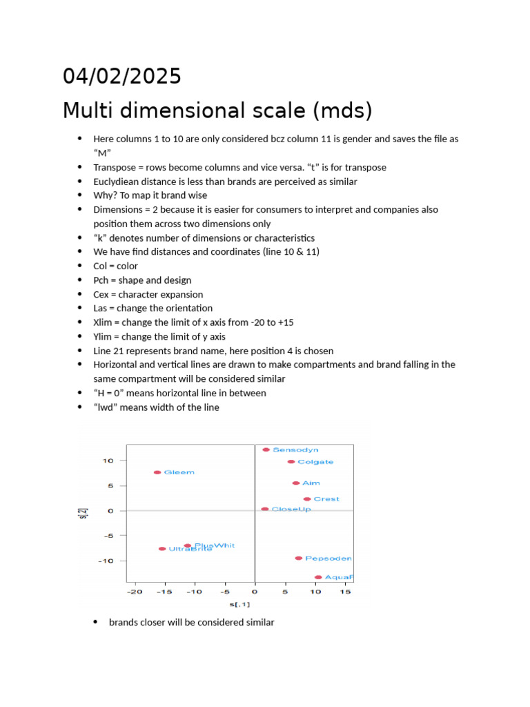 Understanding Multi-Dimensional Scaling | PDF | Cartesian Coordinate ...