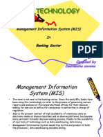 22553515 Management Information System MIS in Banking Sector