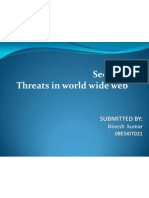 Security Threats in World Wide Web