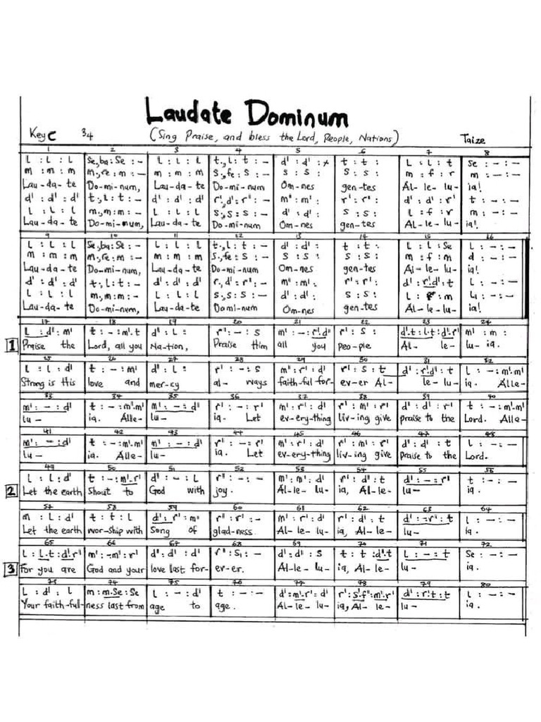 Laudate Dominum | PDF