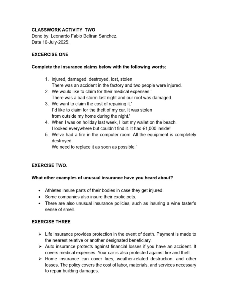 Entregable Assignment 11.1 11-07-2025 | PDF | Insurance | Fraud
