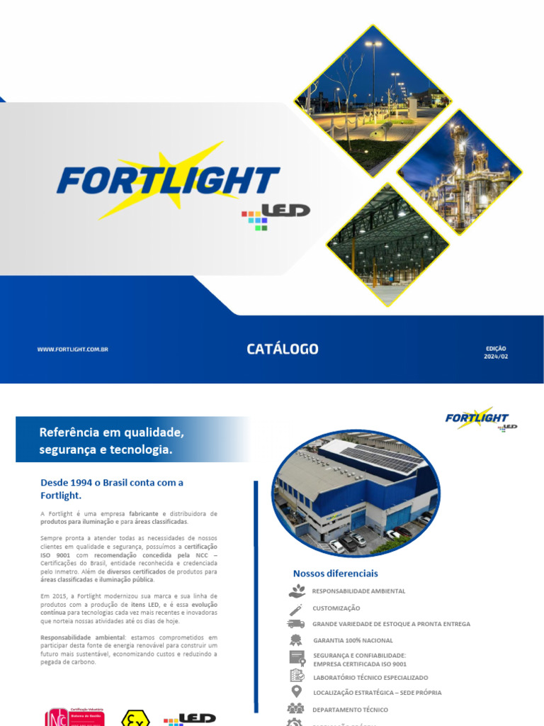 Iluminação LED e Segurança Industrial | PDF | Iluminação pública ...