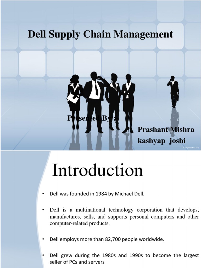 dell supply chain management case study ppt