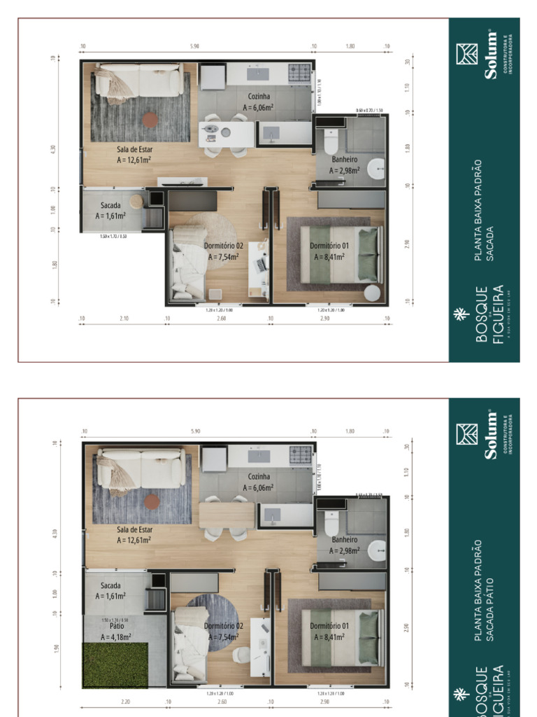 Dimensões de Ambientes Residenciais | PDF | Sala | Casa