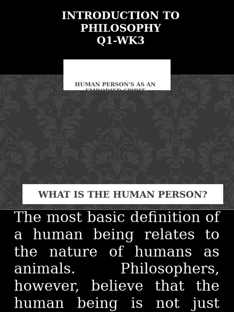 Understanding Human Identity and Dignity | PDF | Thought | Awareness