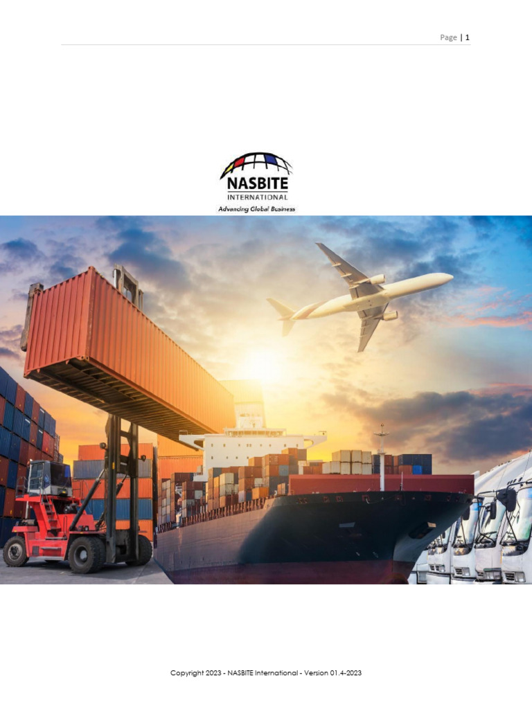 Domain III Supply Chain Management v1.2 | PDF | Cargo | Standard ...