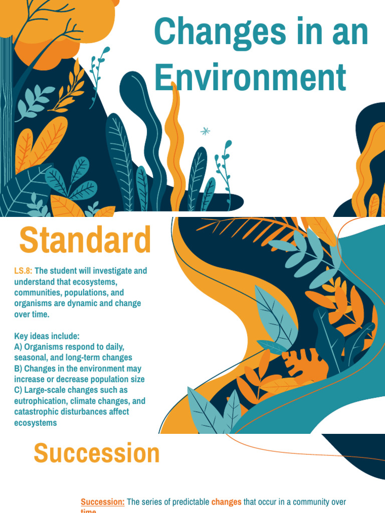 Ecosystem Changes and Succession Explained | PDF | Extinction ...
