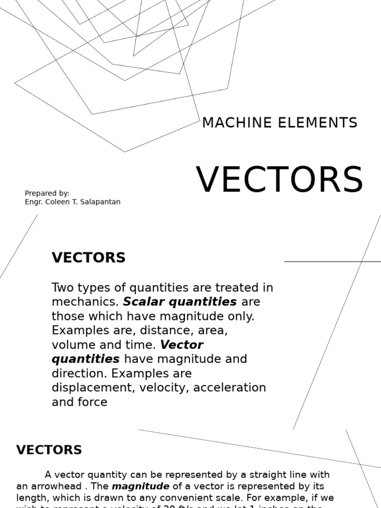 Understanding Vectors in Mechanics | PDF | Trigonometry | Euclidean Vector