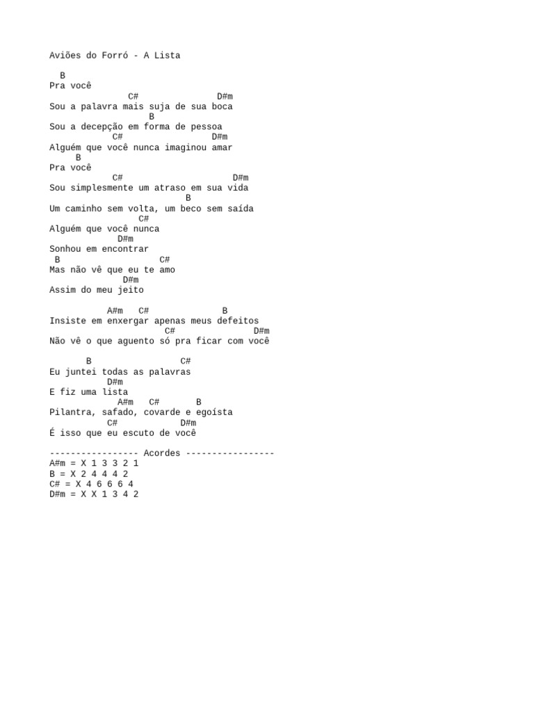 A Lista | PDF