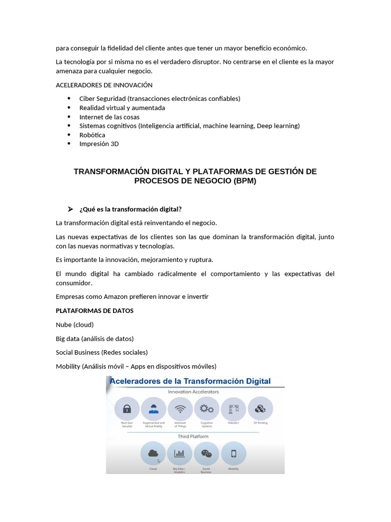 Transformación Digital y BPM Efectivo | PDF | Internet de las Cosas ...