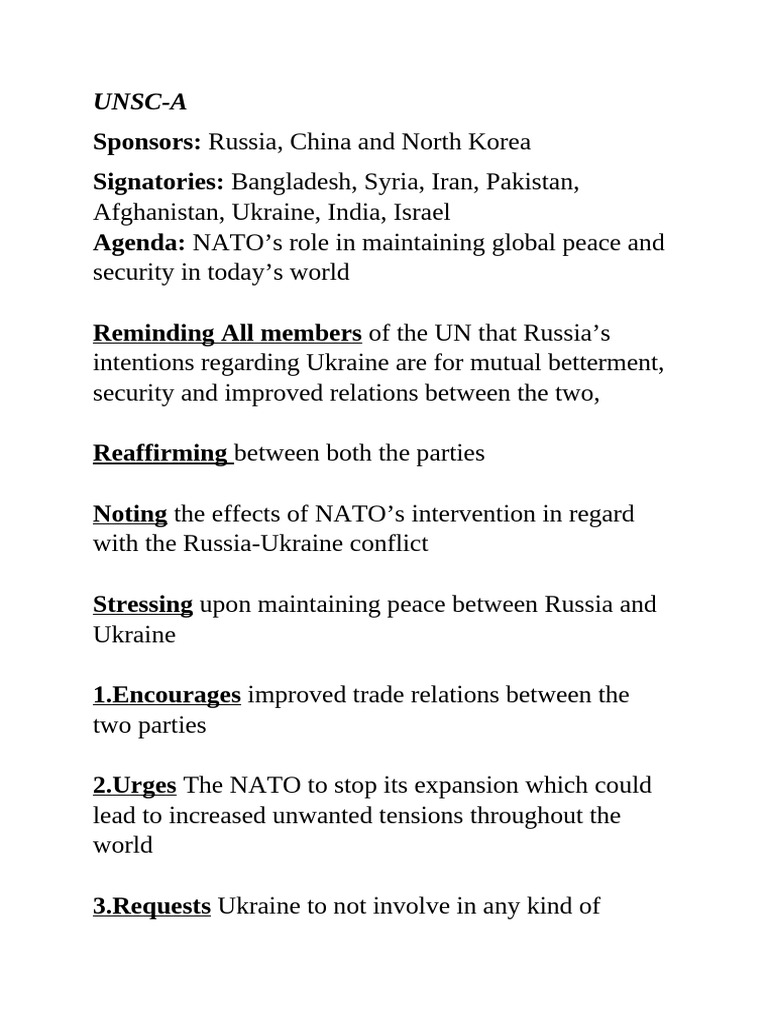 Russo-Ukrainian Peace Treaty Overview | PDF | Nato | Peace