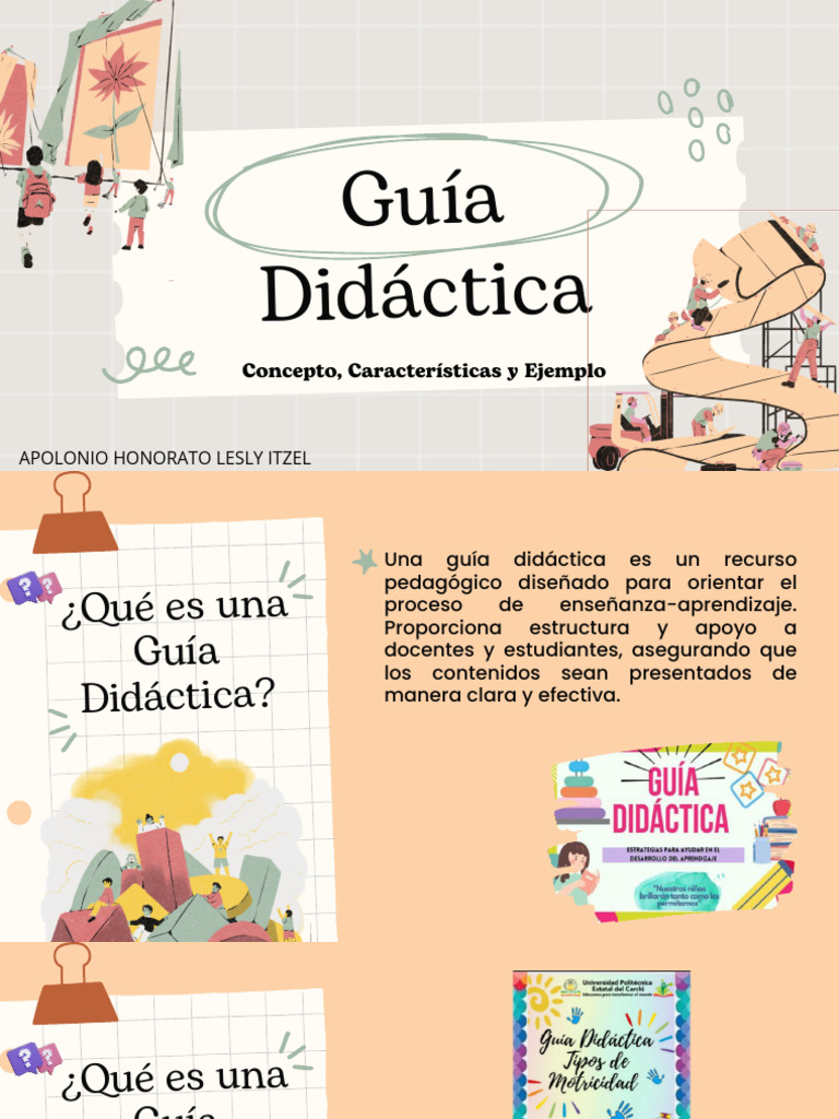 Guía Didáctica: Conceptos y Ejemplo | PDF | Enseñando | Evaluación