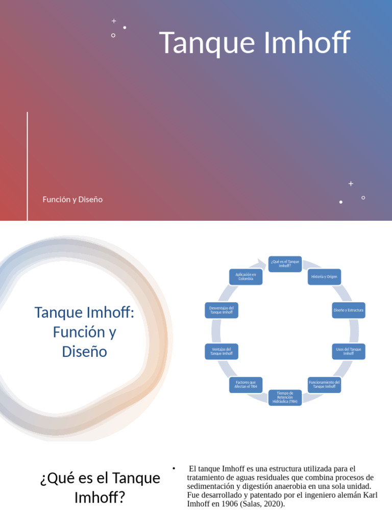 Tanque Imhoff: Diseño y Función Eficiente | PDF | Tratamiento de aguas ...