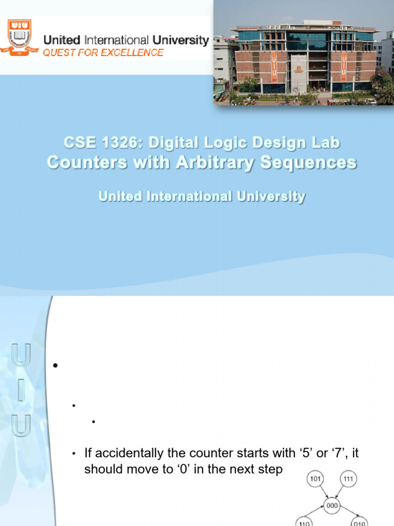 DLD 09 Arbitrary Seq Counter | PDF