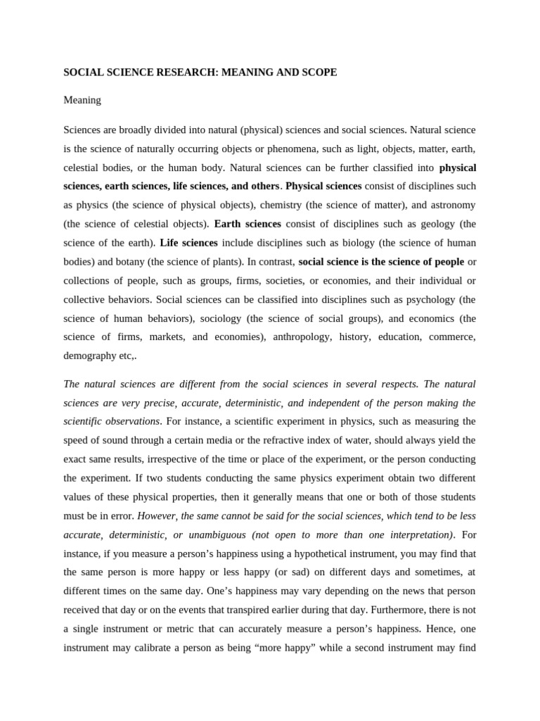 Understanding Social Science Research | PDF | Science | Methodology