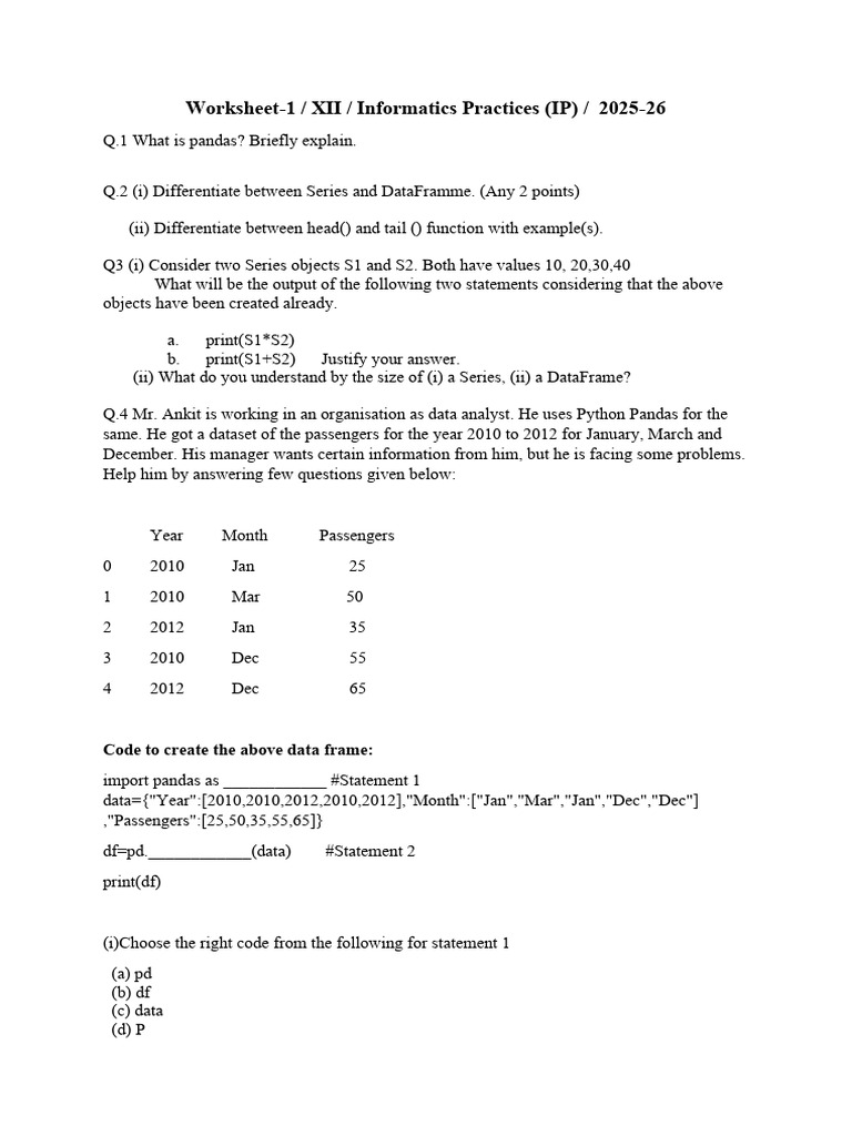 Pandas Basics for Data Analysis | PDF