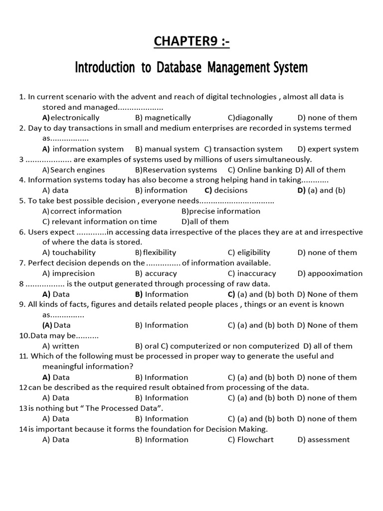 Introduction to Database Management | PDF | Relational Database | Databases