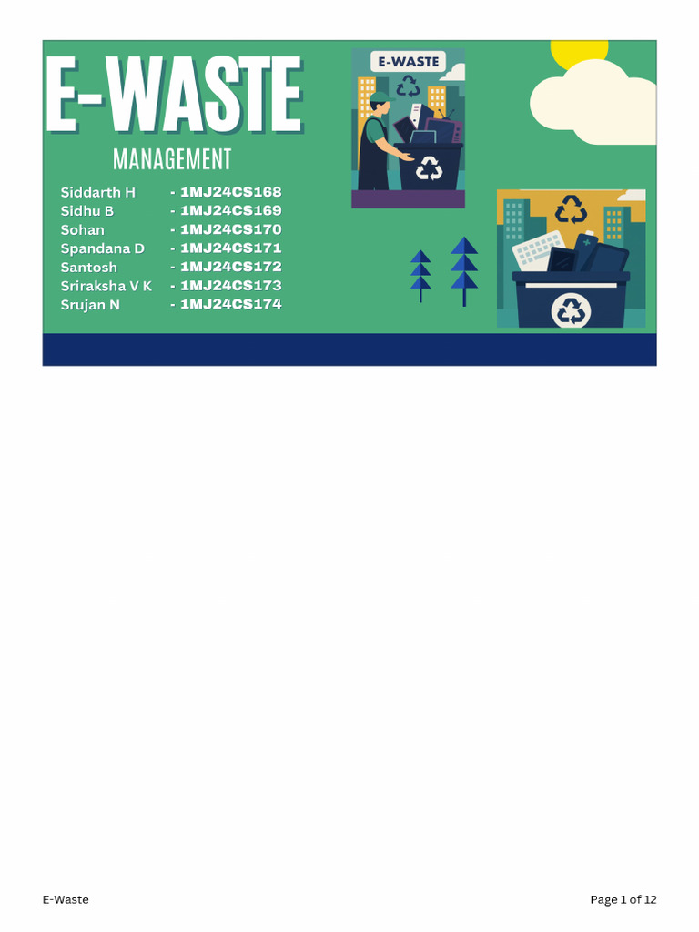E Waste | PDF