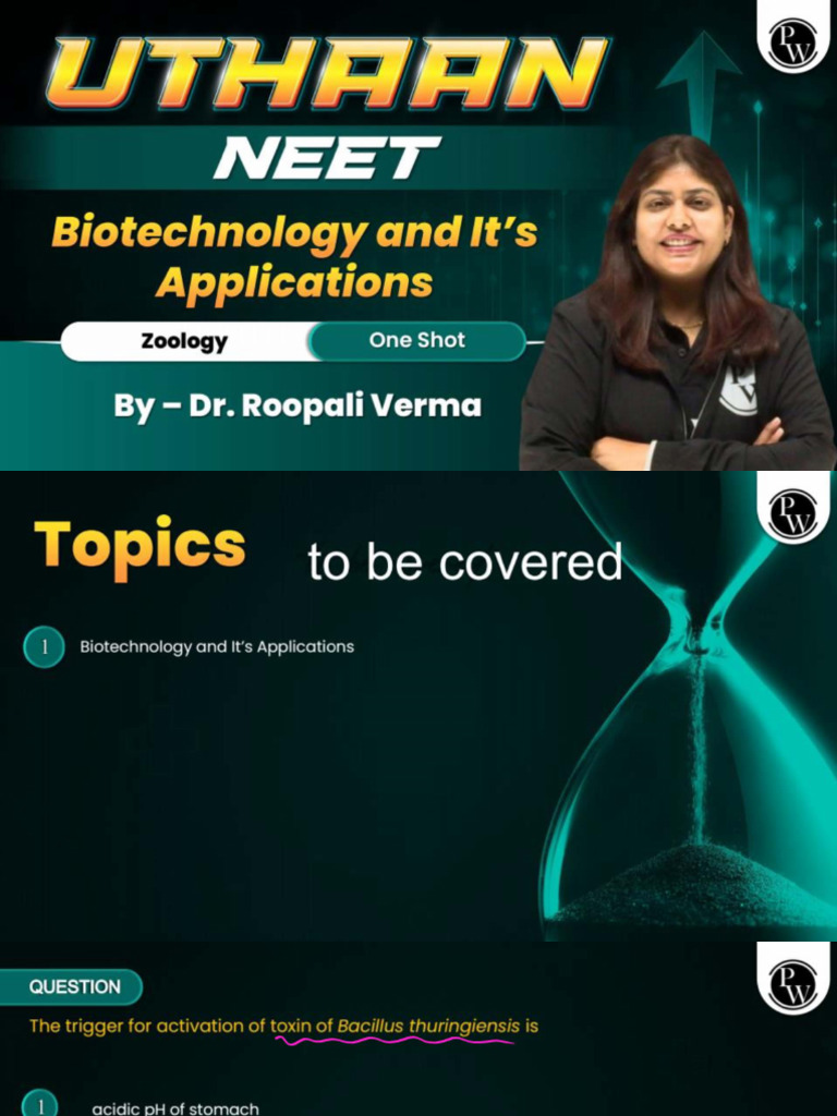 Biotechnology and Its Application Classnotes | PDF