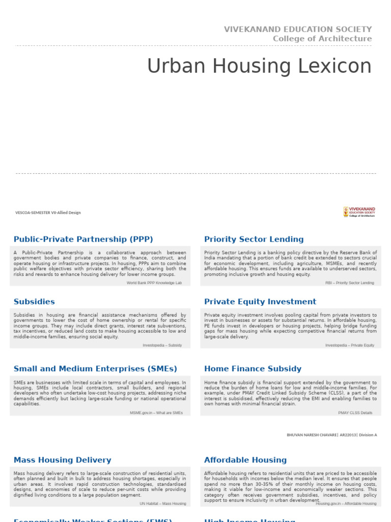 Urban Housing and Public-Private Partnerships | PDF | Affordable ...