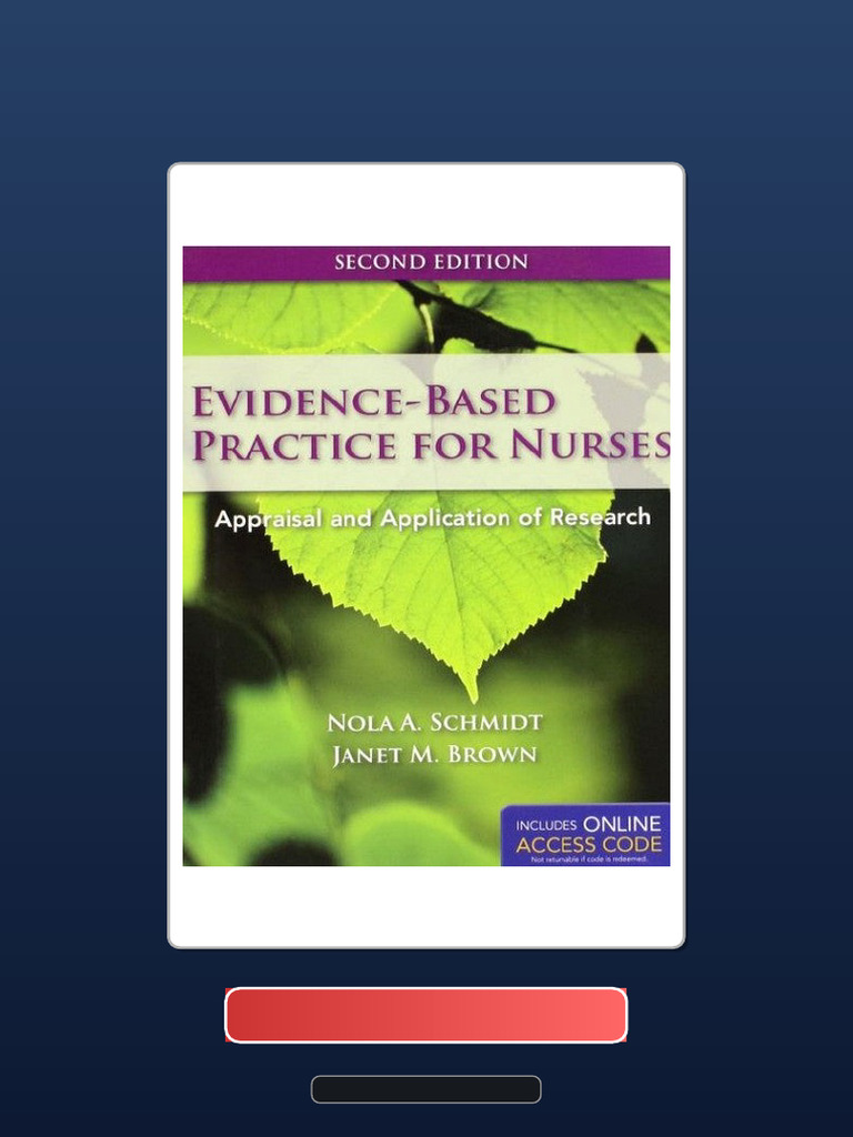 Evidence Based Practice Nurses Appraisal Application Research 2nd ...