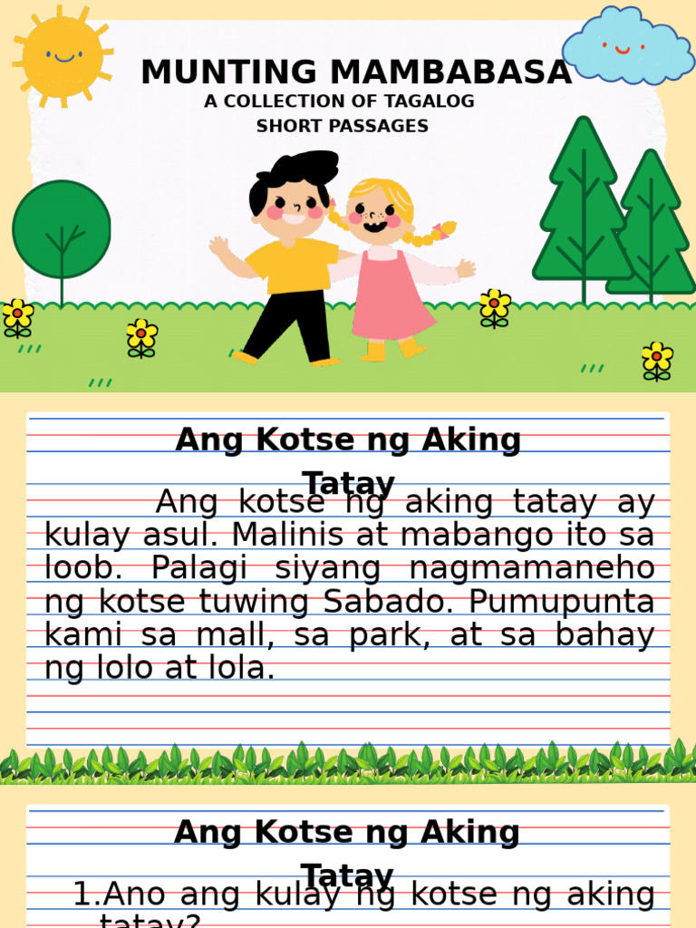 Tagalog Short Stories | PDF