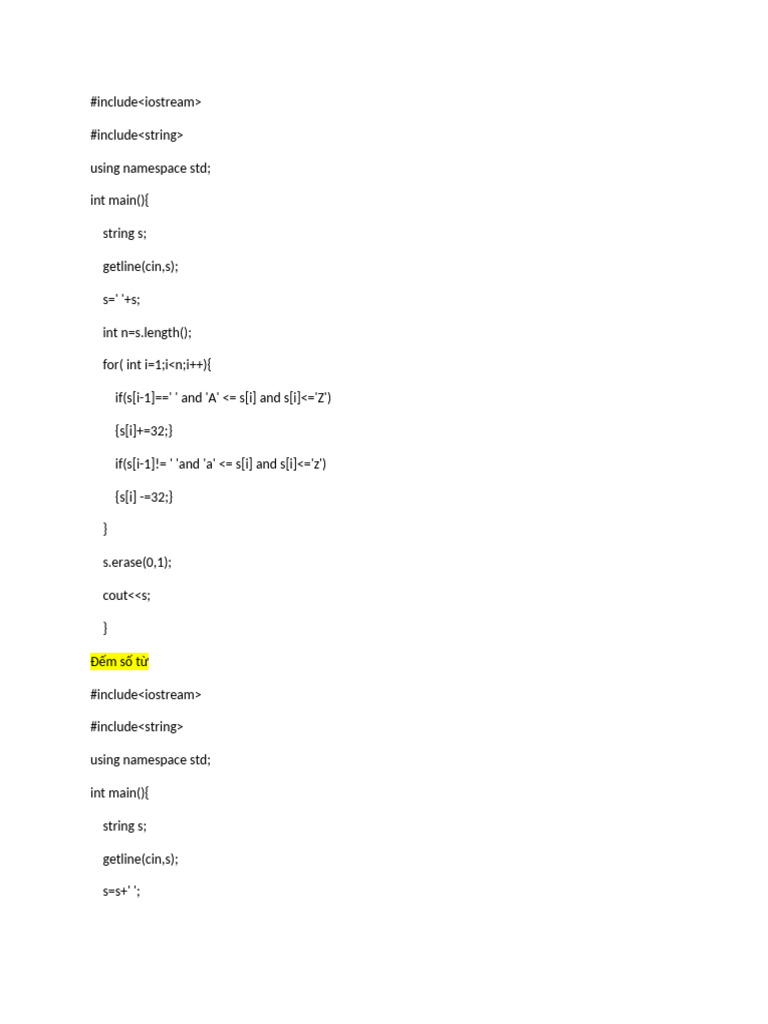 String Case Conversion Code | PDF