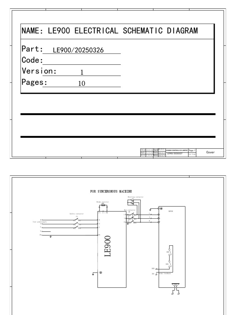 Elevator Control Circuit Diagrams | PDF | Electrical Components ...